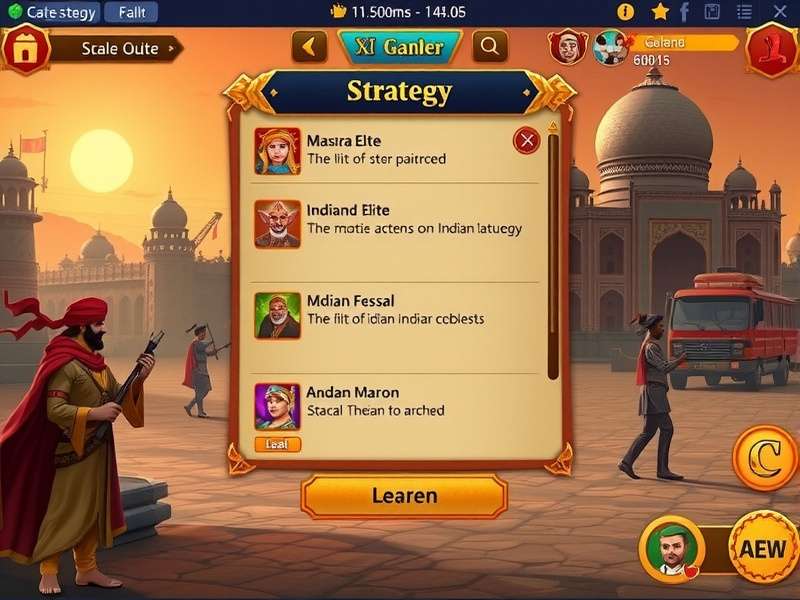 Maestros Elite strategy guide interface